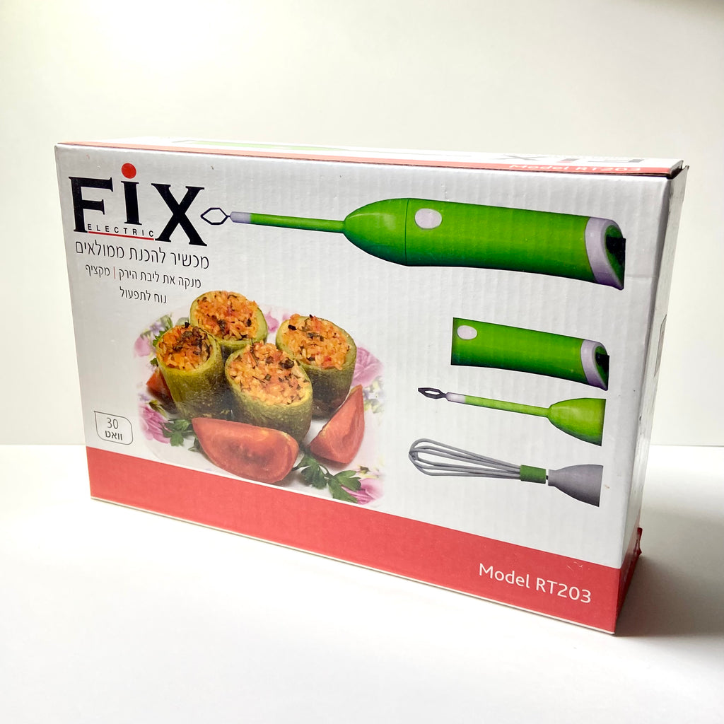 Stuffed Vegetable Mehshi Scooper Zucchini Corer Huller Machine -Motorized