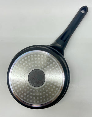 8" Inch Ceramic Non-Stick Fry Pan Diamond Cut - Black