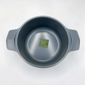 3 Quart Ceramic Non-Stick Diamond Cut Stock Pot with Lid - White