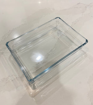 Small Rectangle Roasting Dish -Oven to Table Borosilicate Glass
