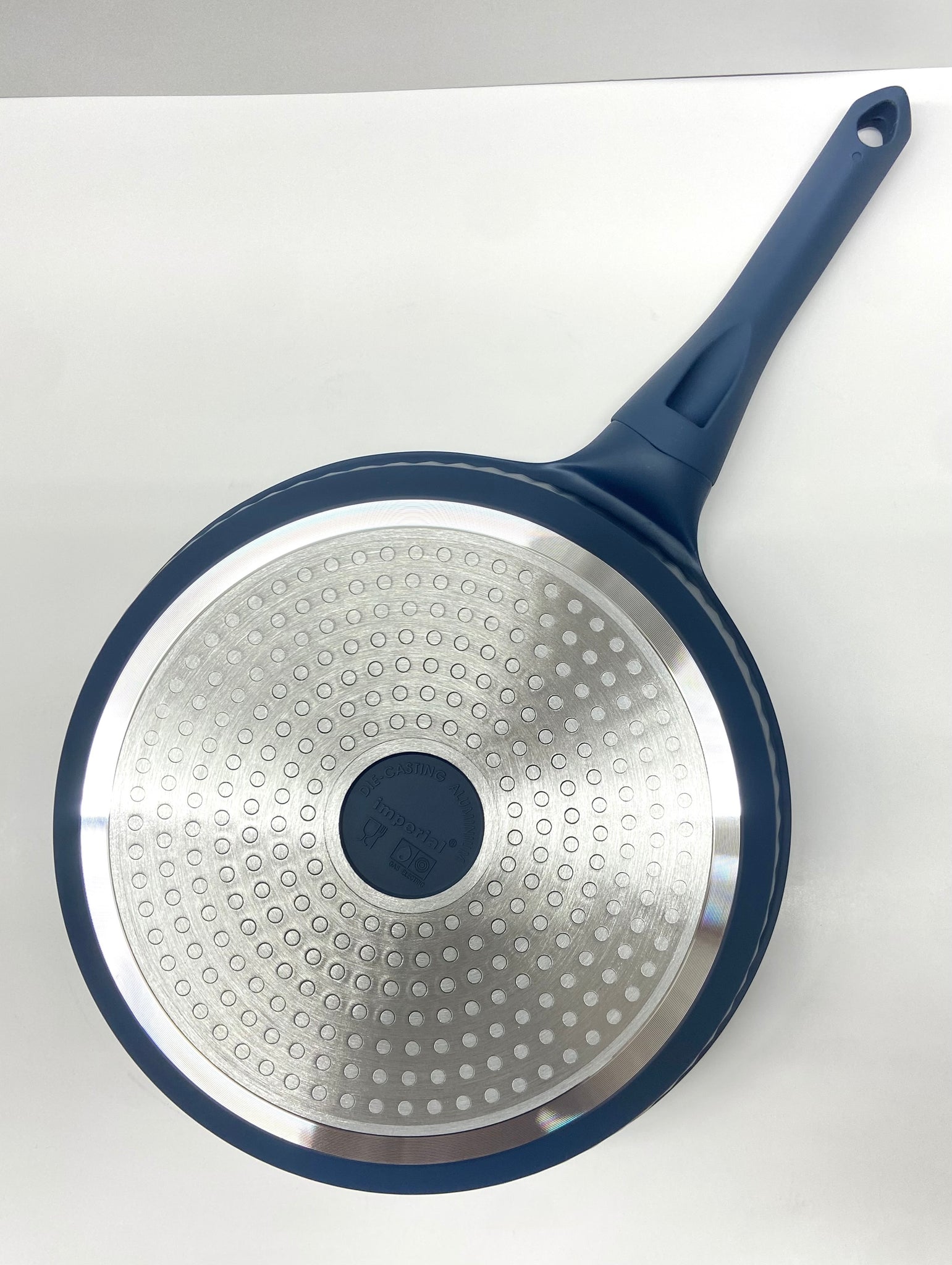 11" Inch Ceramic Non-Stick Fry Pan Diamond Cut - Blue