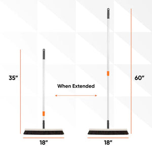 Crimador Extendable Swivel Broom