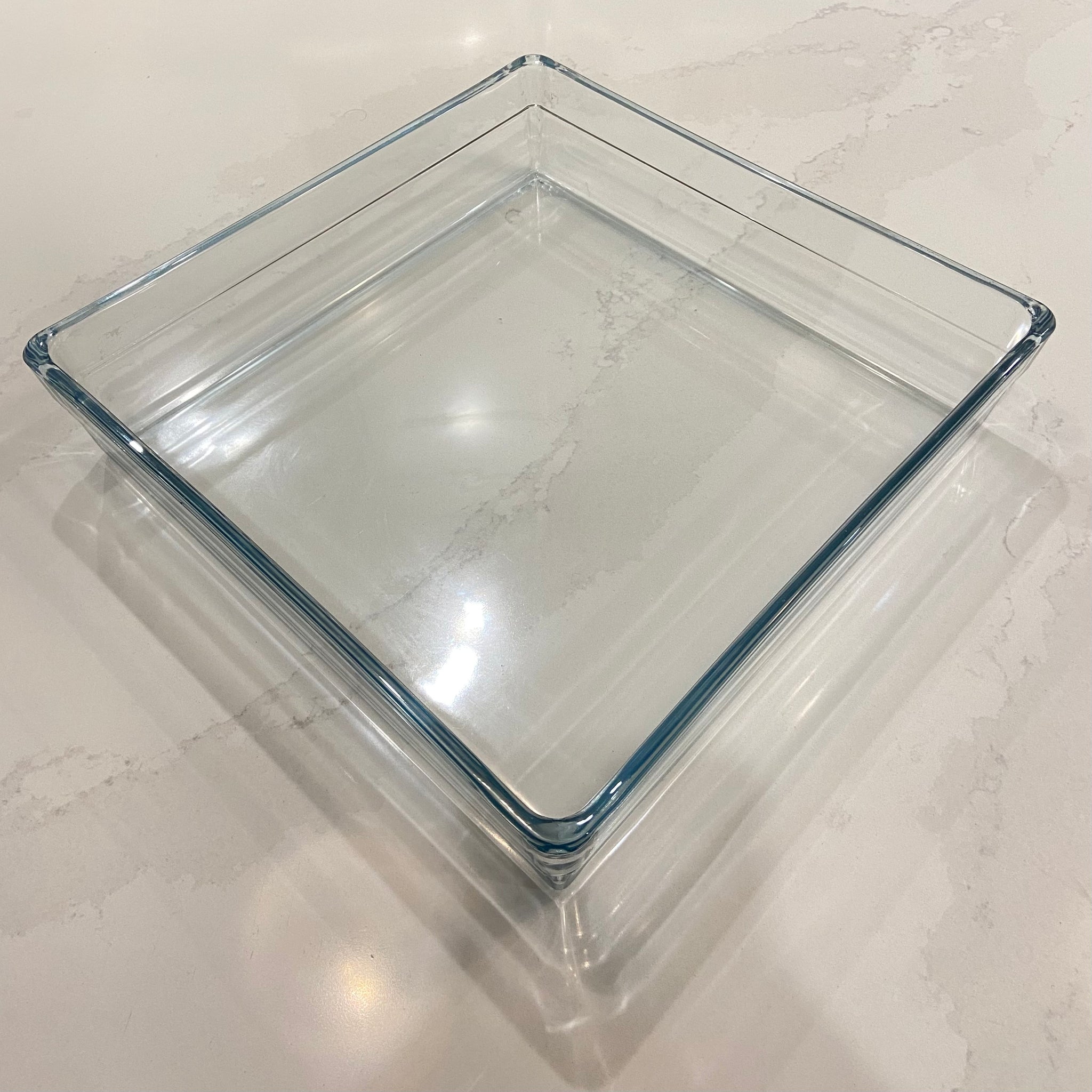 Large Square 81 oz Roasting Dish -Oven to Table Borosilicate Glass