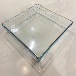Large Square 81 oz Roasting Dish -Oven to Table Borosilicate Glass
