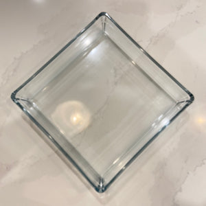 Large Square 81 oz Roasting Dish -Oven to Table Borosilicate Glass