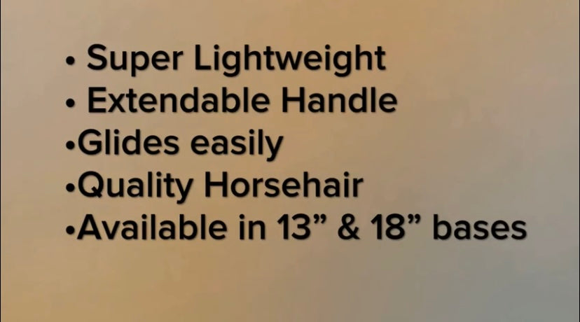 Crimador Extendable Swivel Broom