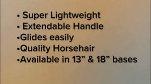 Crimador Extendable Swivel Broom