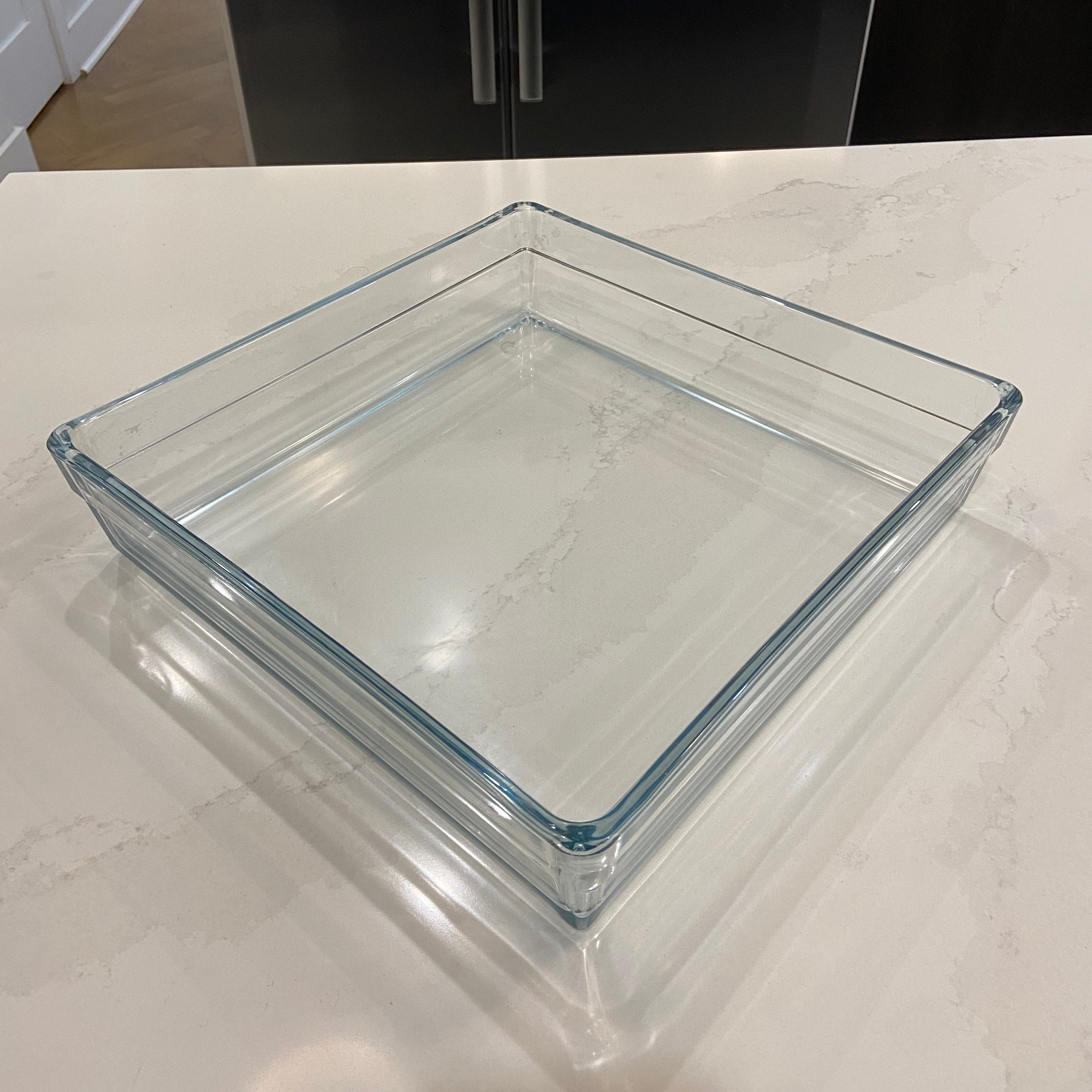Large Square 81 oz Roasting Dish -Oven to Table Borosilicate Glass