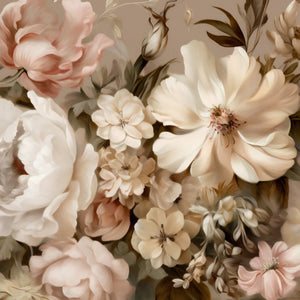 Romance Floral Square Disposable Chargers - 24 Pack
