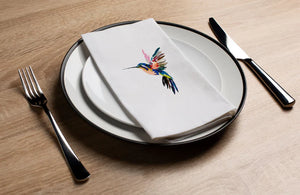 Color Splash Hummingbird Dinner/ Guest Napkins 16 Ct