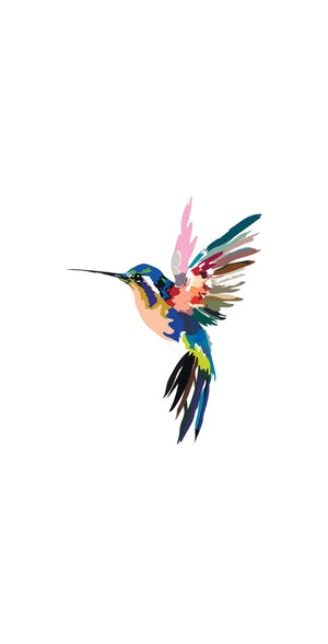 Color Splash Hummingbird Dinner/ Guest Napkins 16 Ct
