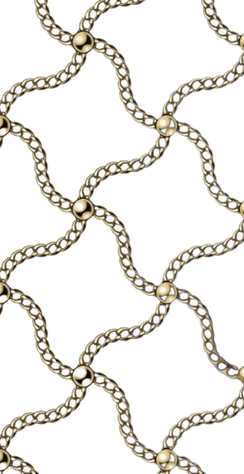 Crosshatch Chains Dinner/ Guest Napkins 16 Ct