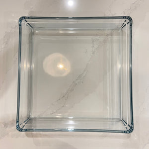 Large Square 81 oz Roasting Dish -Oven to Table Borosilicate Glass