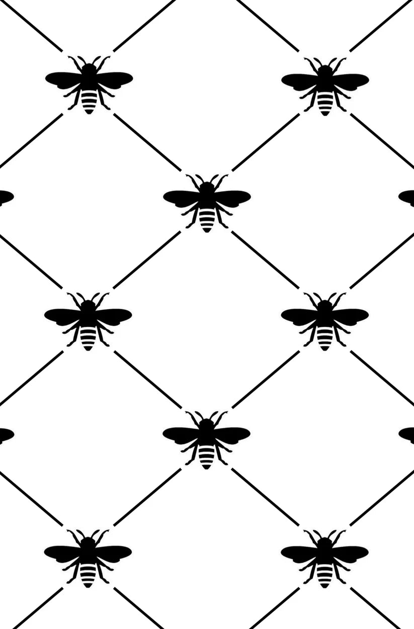 Diamond Bee Curtain Dinner/ Guest Napkins 16 Ct