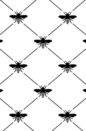 Diamond Bee Curtain Dinner/ Guest Napkins 16 Ct
