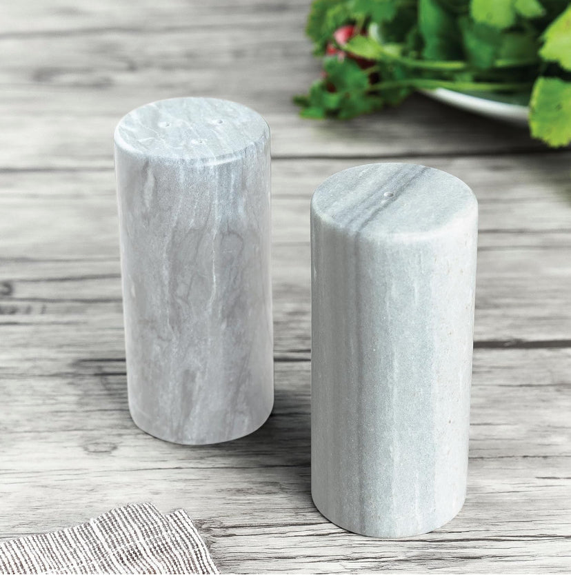 Marble Salt and Pepper Shaker Set