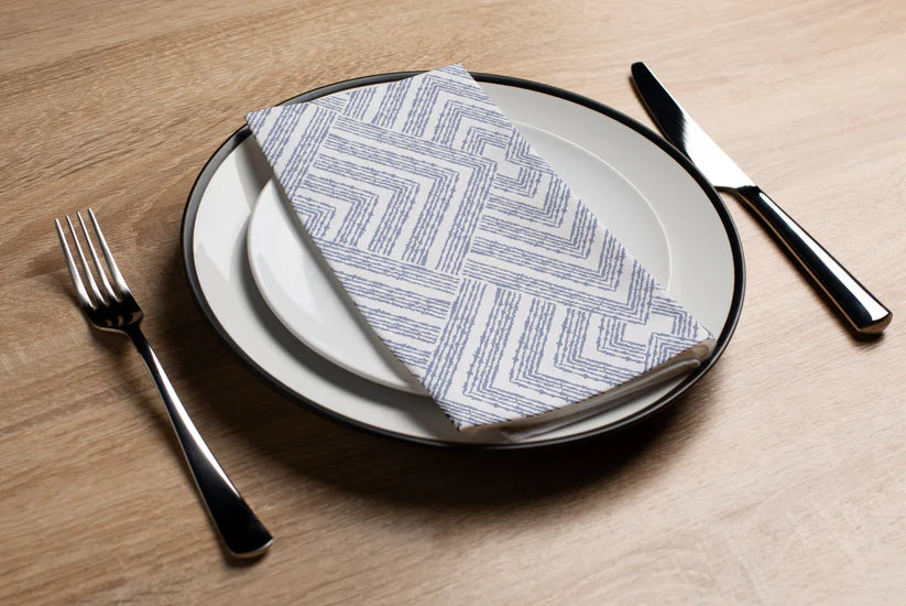 Geometric Diamond Dinner/ Guest Napkins 16 Ct