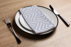 Geometric Diamond Dinner/ Guest Napkins 16 Ct