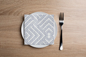 Geometric Diamond Cocktail Napkins 20 Ct