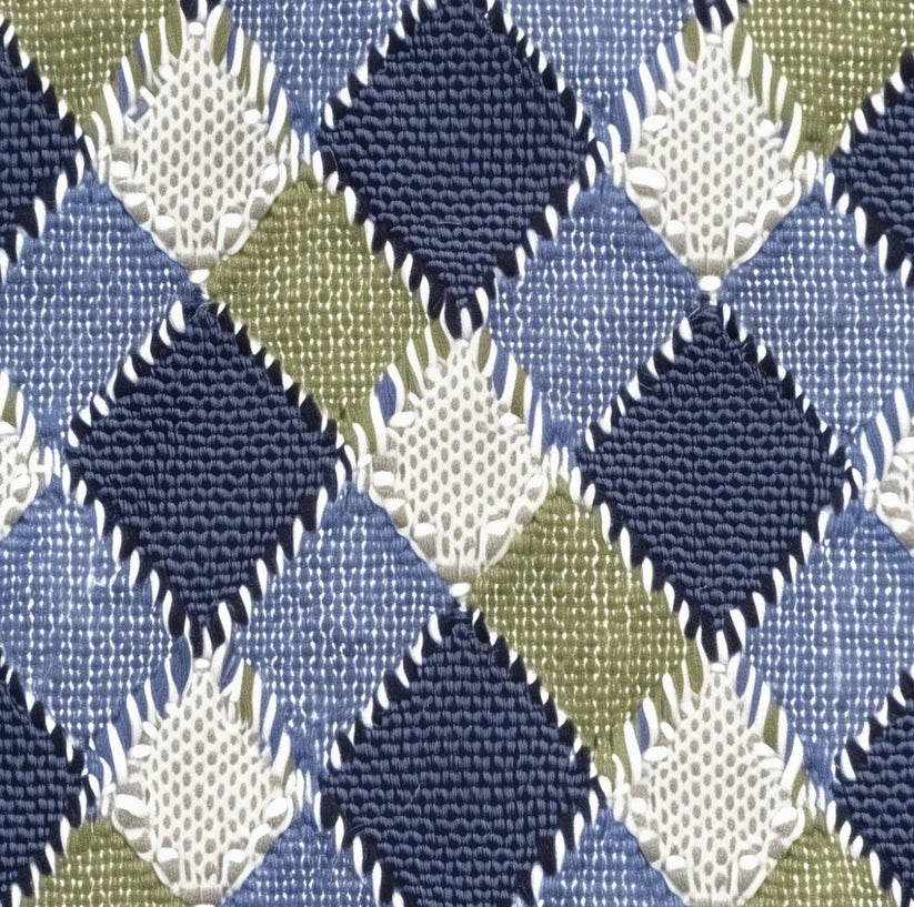 Green and Blue Plaid Cocktail Napkins 20 Ct