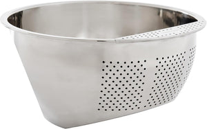 Stainless Steel Rice Washing Strainer Bowl