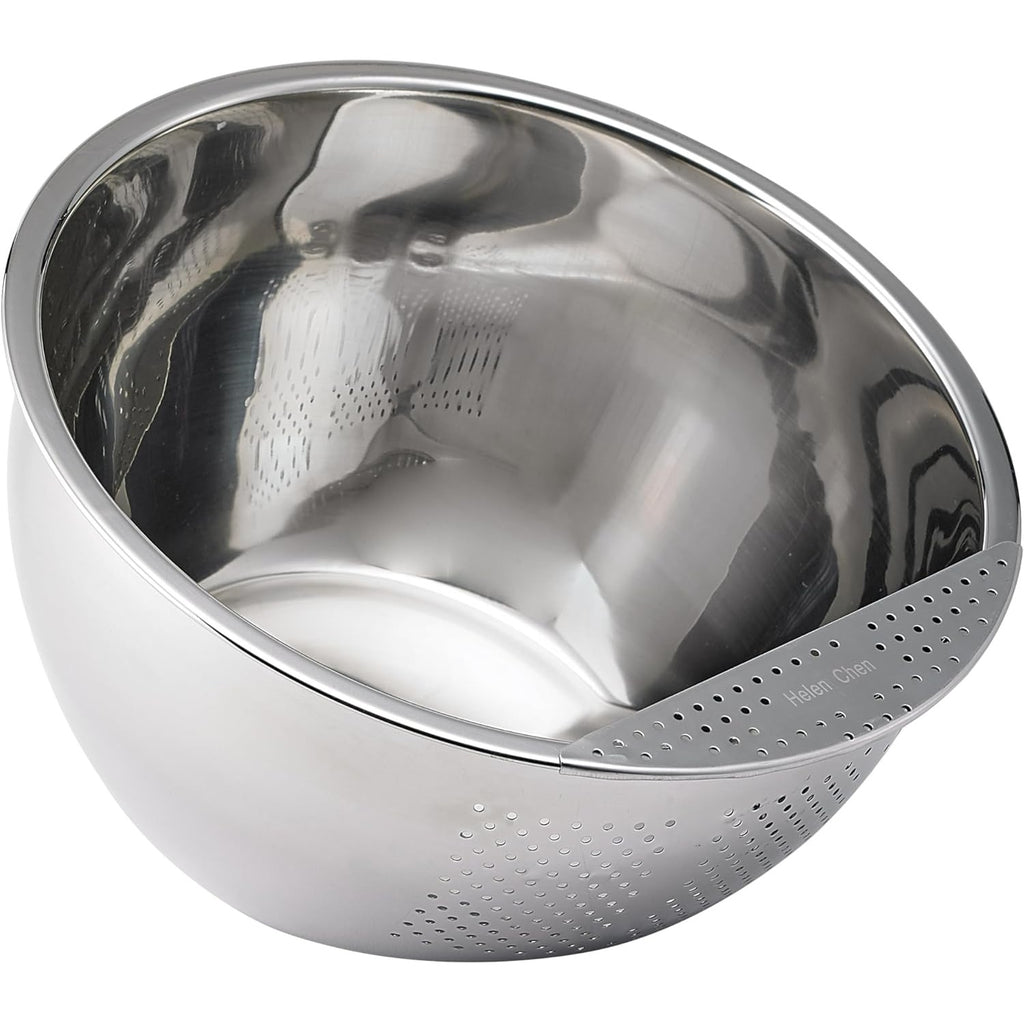Stainless Steel Rice Washing Strainer Bowl