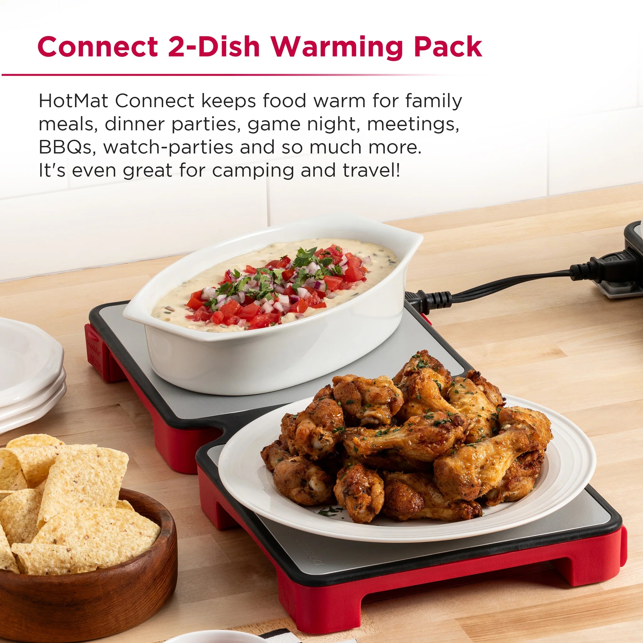 HotMat Connect Modular Hot Plate -Red