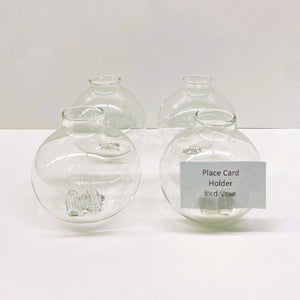 Be Seated Place Card Holder & Flower Bud Vase -Set of 4