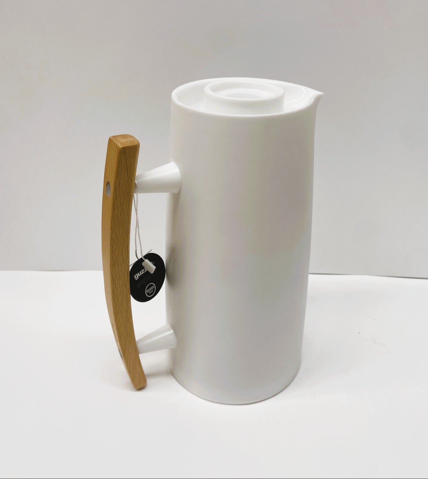 1 Liter Vacuum Flask Thermal Insulated Pitcher Coffee Carafe - White
