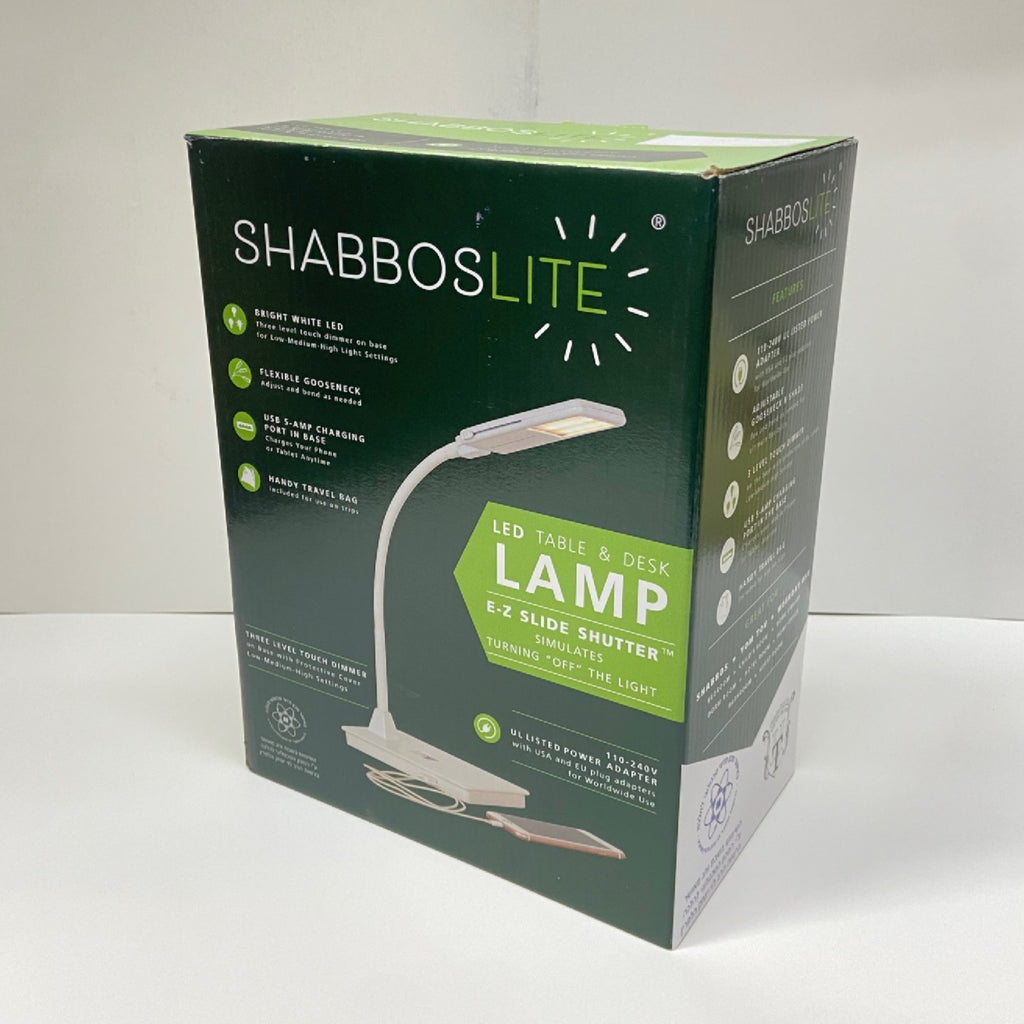 Shabbos Lite LED Gooseneck Table Lamp Kosher for Shabbat