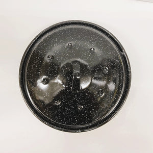 Round Speckled Enameled Covered Roaster - 3 lb Capacity / 10"