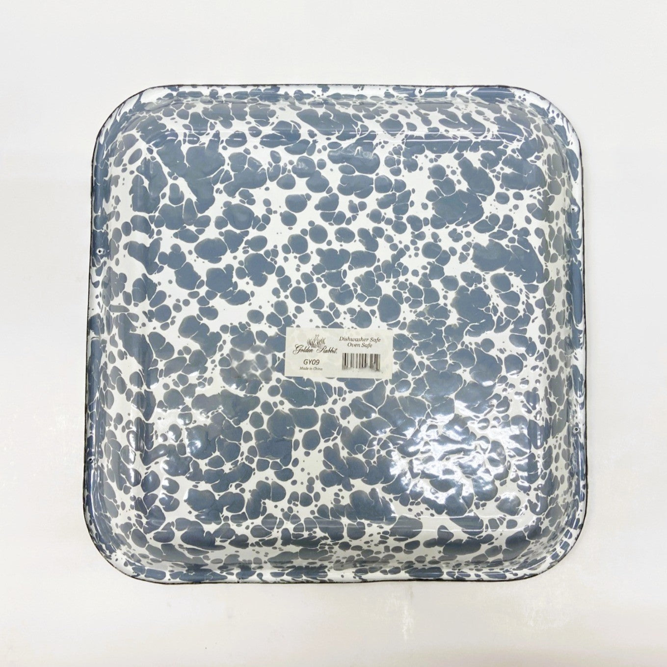 Enamelware Coated Square Tray/ Roasting Dish