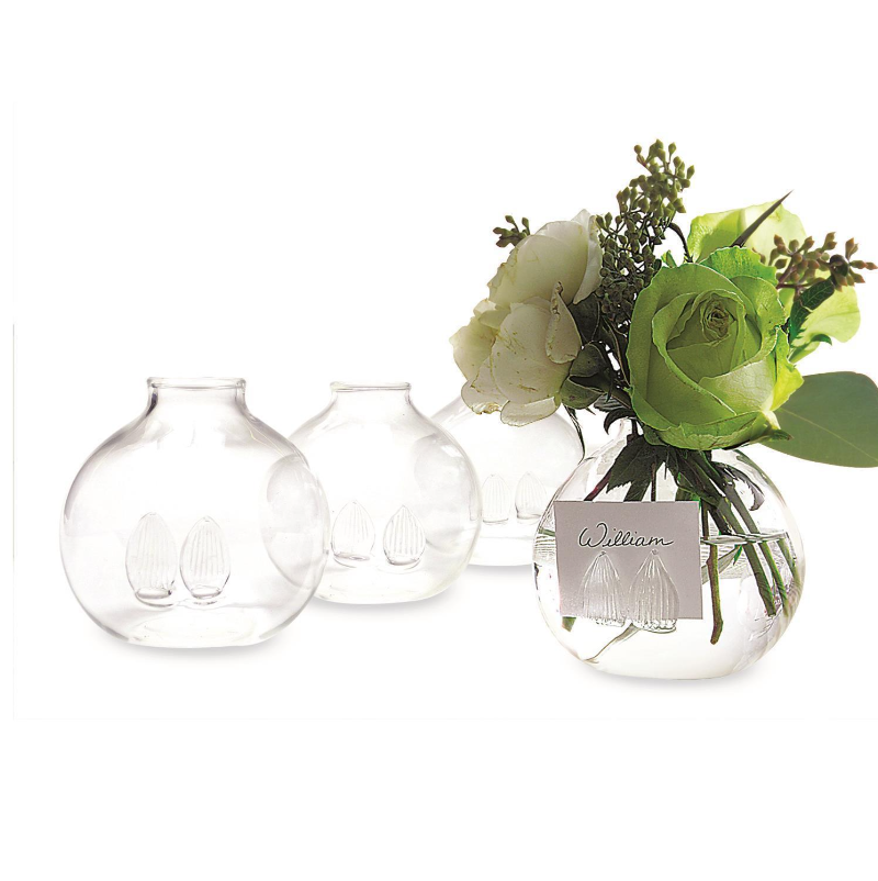 Be Seated Place Card Holder & Flower Bud Vase -Set of 4