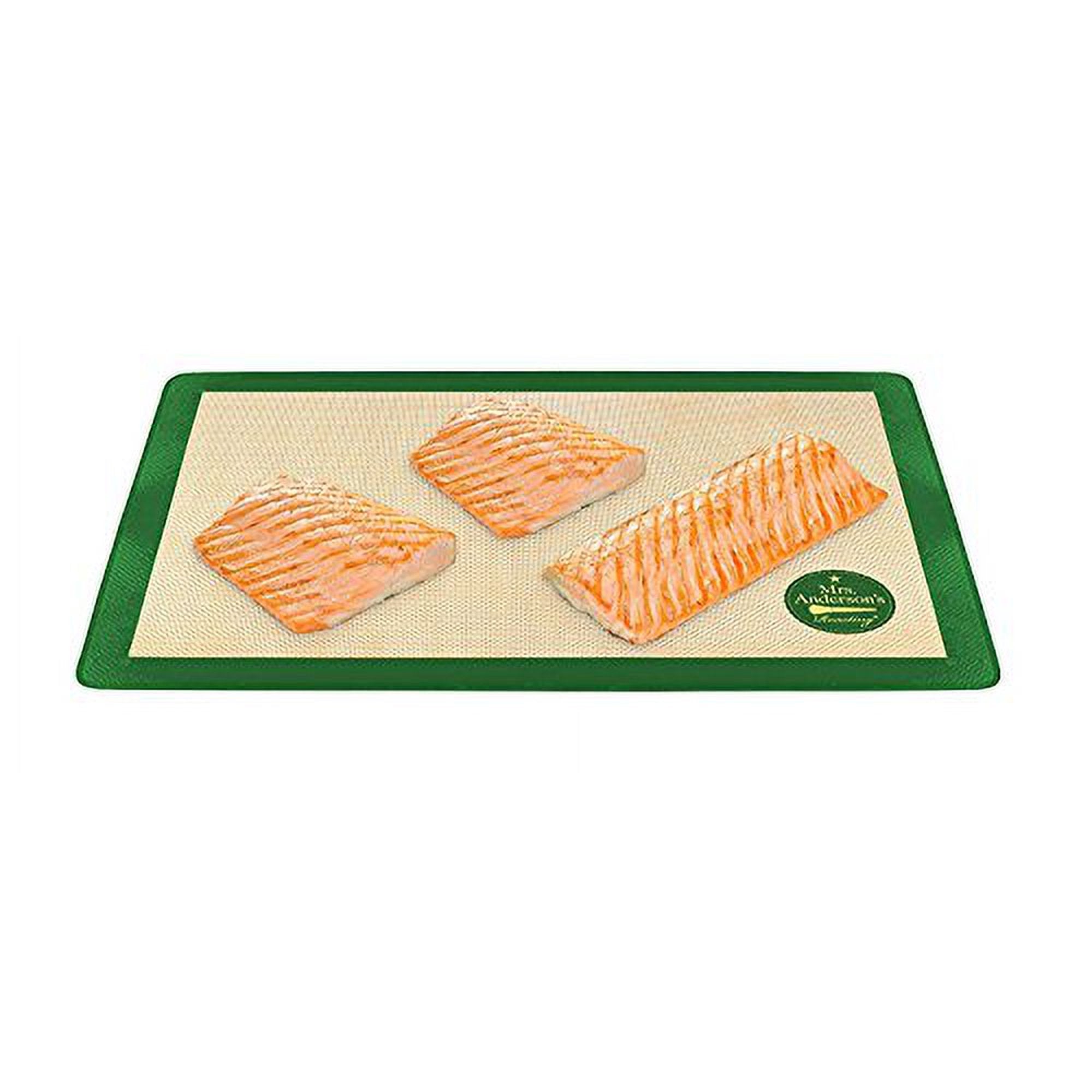 U.S. Half Size Non-Stick Silicone Roasting Mat - 11 5/8" x 16 1/2"