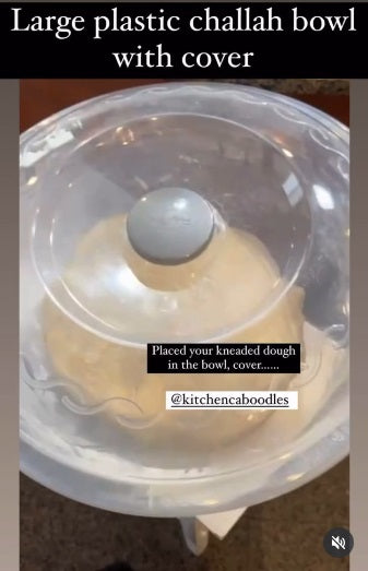 Large Challah Bowl with Cover