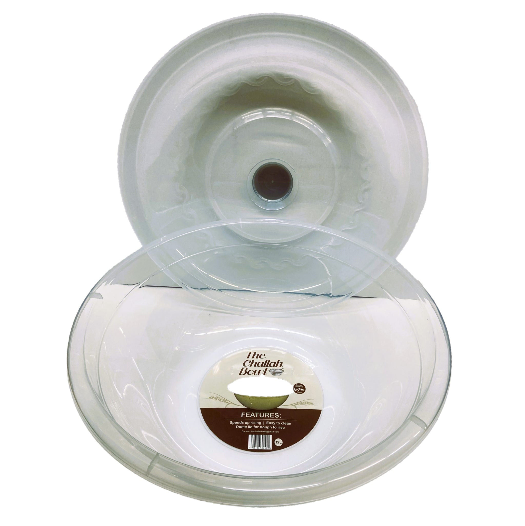 15 Liter Extra Large Challah Bowl with Cover