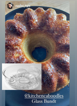 Glass Bundt Pan / European Cake Form