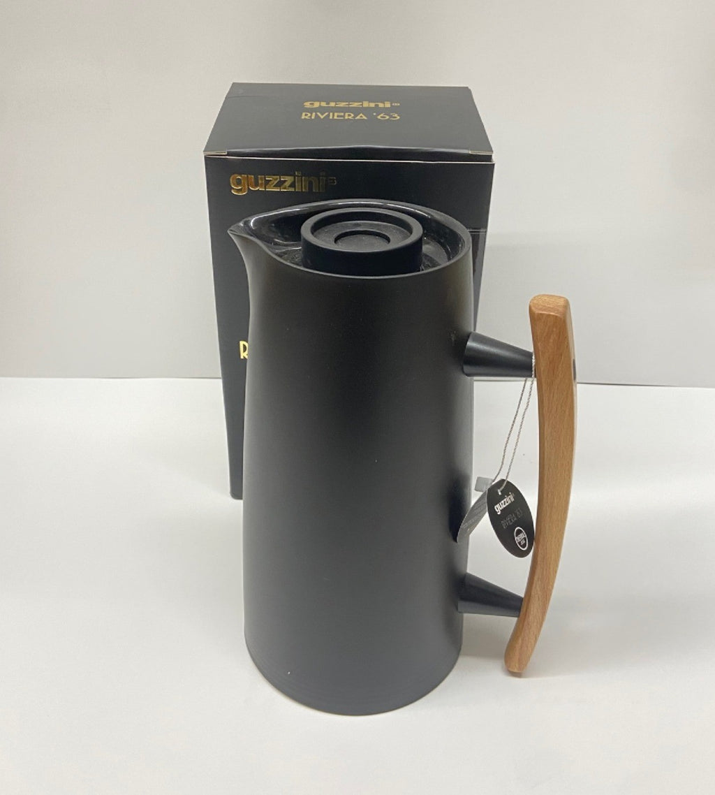 1 Liter Vacuum Flask Thermal Insulated Pitcher Coffee Carafe - Black
