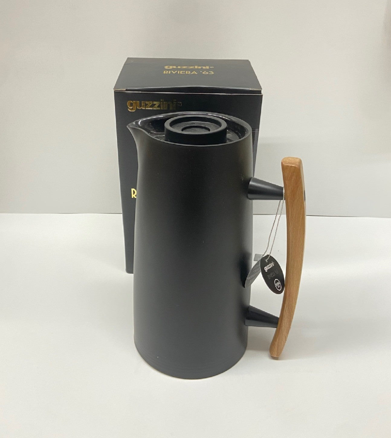 1 Liter Vacuum Flask Thermal Insulated Pitcher Coffee Carafe - Black