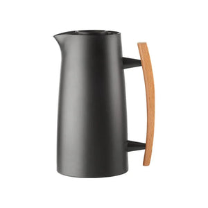 1 Liter Vacuum Flask Thermal Insulated Pitcher Coffee Carafe - Black