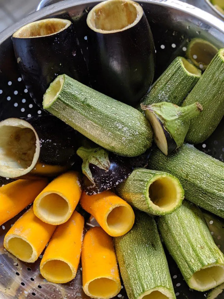 Stuffed Vegetable Mehshi Scooper Zucchini Corer Huller Machine -Motorized