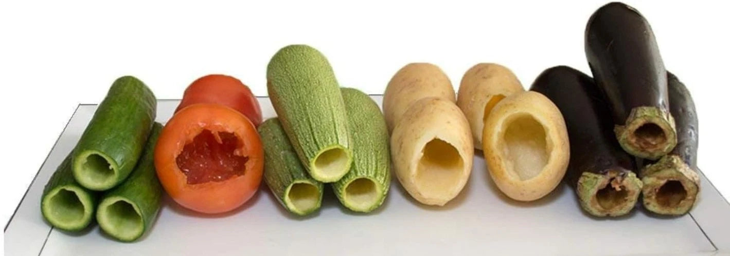 Stuffed Vegetable Mehshi Scooper Zucchini Corer Huller Machine -Motorized