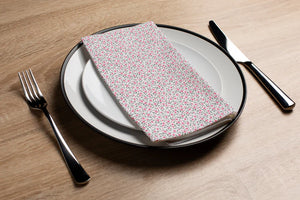 Mini Pink Blooms Floral Dinner/ Guest Napkins 16 Ct