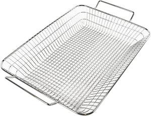 Barbecue Roaster Large Grill Basket with Dual Handles