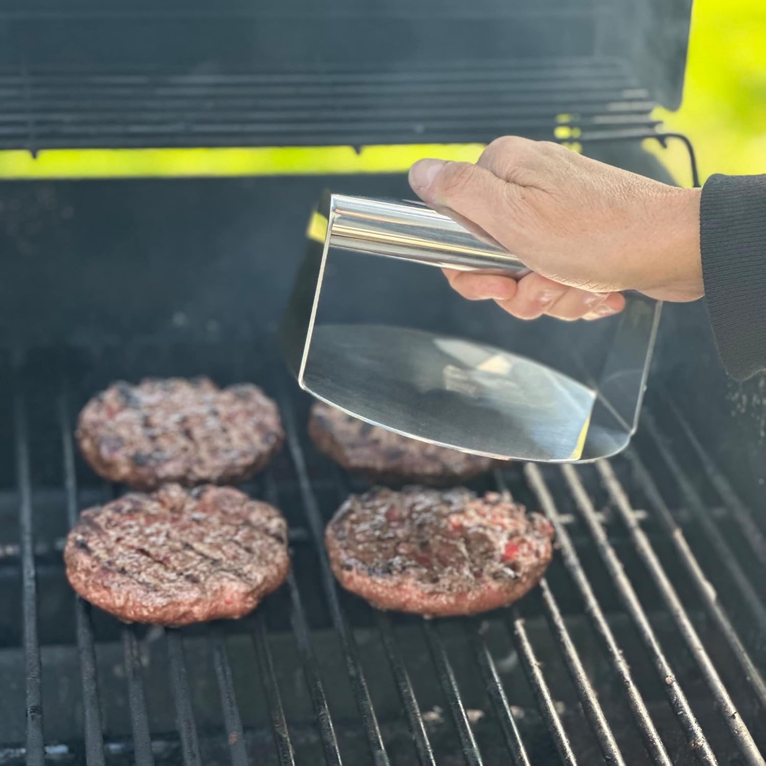 Stainless Burger Smasher - Grill Press for Smashburgers
