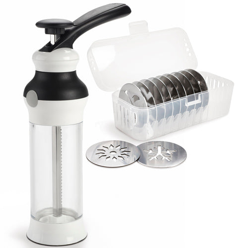 14-Piece Cookie Press with Disk Storage Case