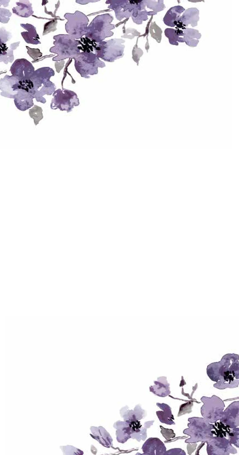 Purple Watercolor Floral Dinner/ Guest Napkins 16 Ct