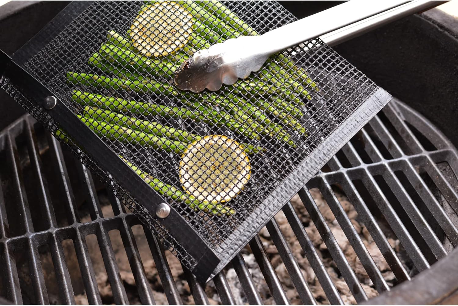 Reusable BBQ Mesh Grilling Bag 11 x 9 - Dishwasher Safe