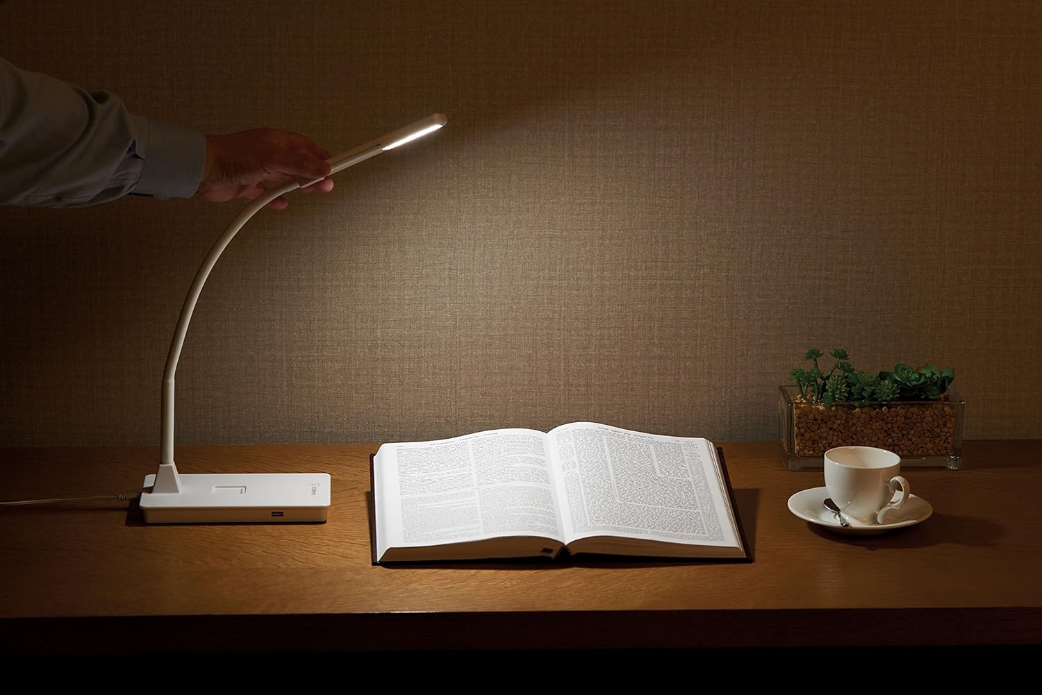 Shabbos Lite LED Gooseneck Table Lamp Kosher for Shabbat