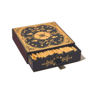 Wood Matches in Foil Coffin Matchbox Case - 120 Count